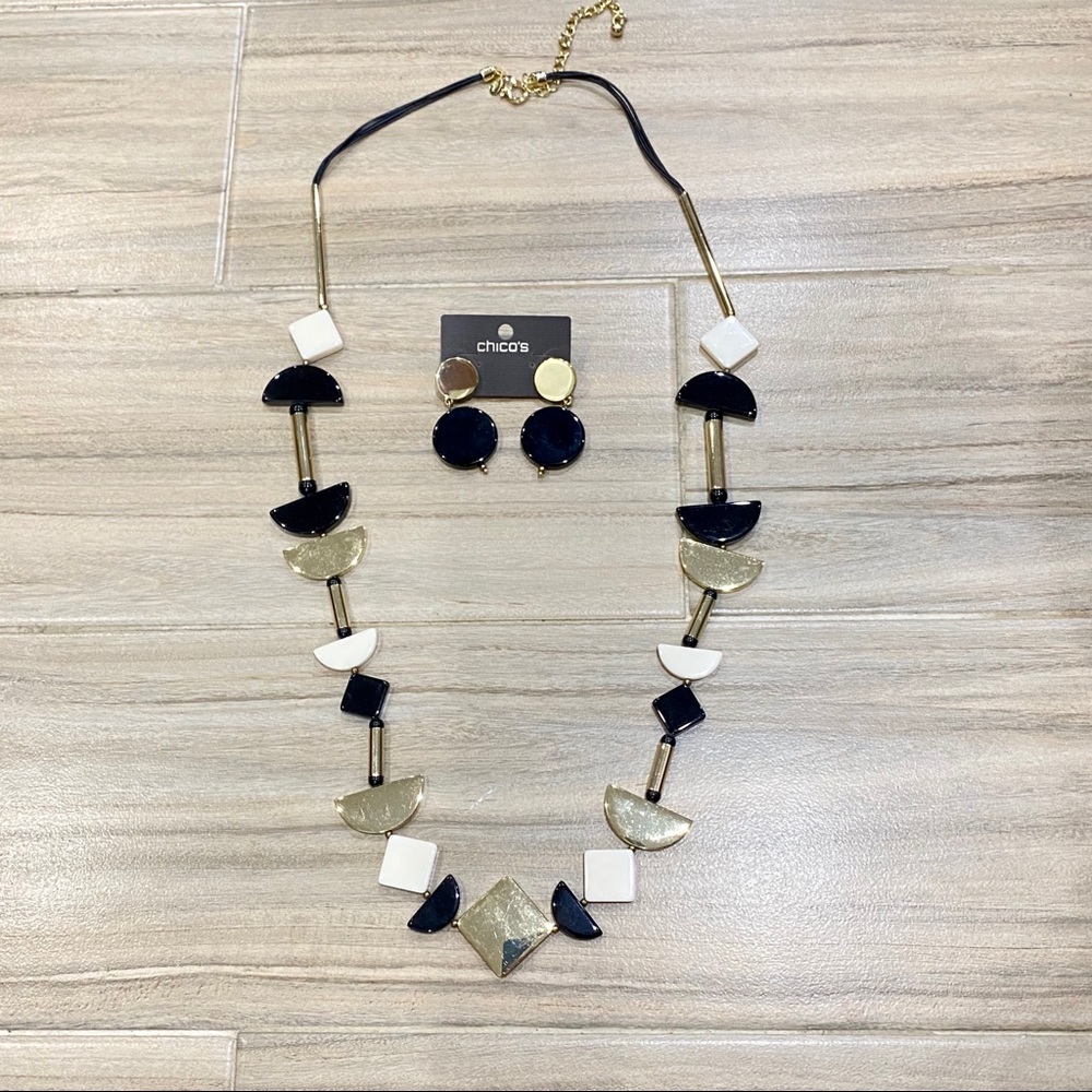Chico’s Necklace & Earrings Set